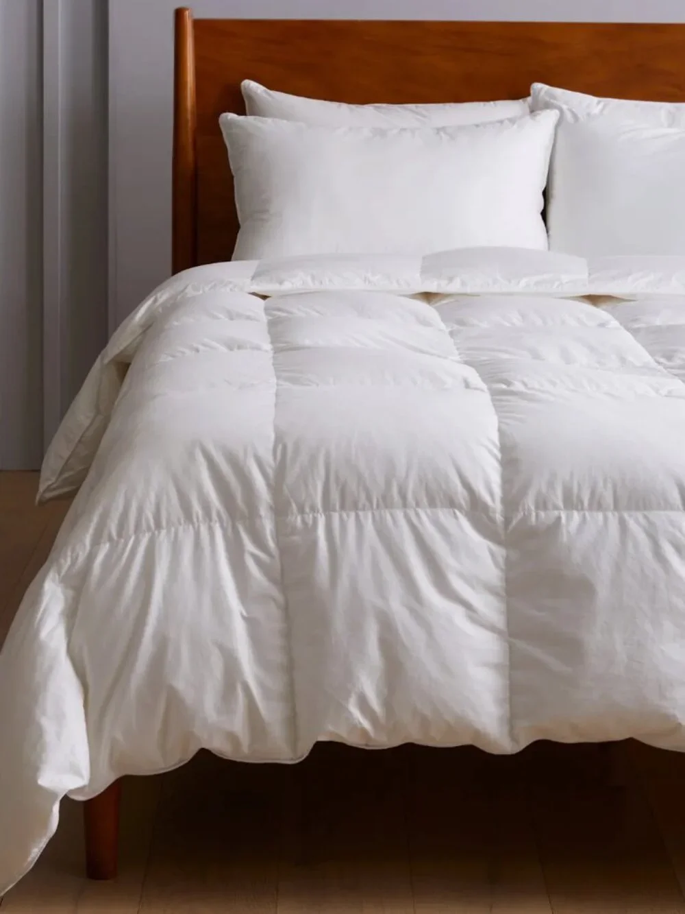 Quince Warm Duck Down Duvet Insert King / California King Cotton Comforter NEW